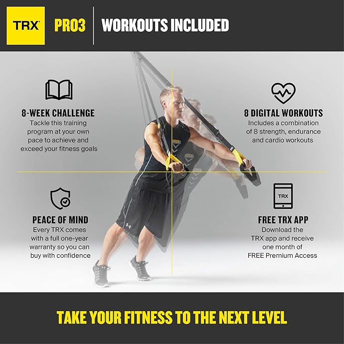 金盒特价 TRX PRO3 悬架式健身训练器套装 6折9.95 海淘转运到手约￥956
