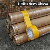 BOMEI PACK Yellow Duct Tape 230mic Thick Reinforced Cloth Gaffer Tape 48mm x view 3