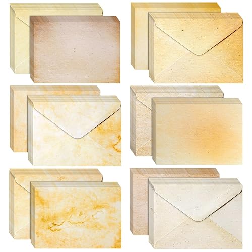 Best Paper Postcards 60 Pack Blank Cards and Envelopes 5x7 In - Vintage ...