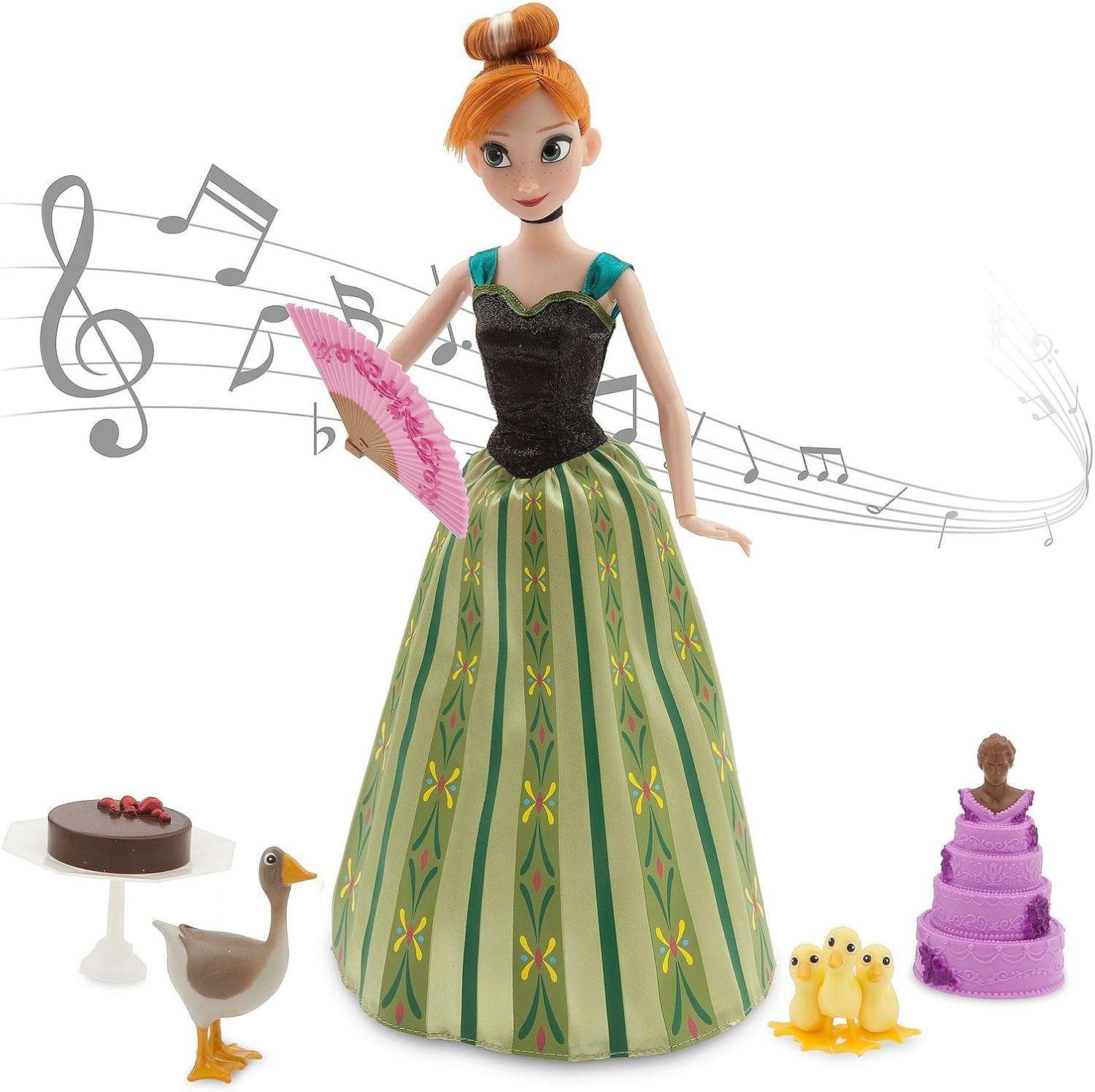 elsa and anna singing doll set