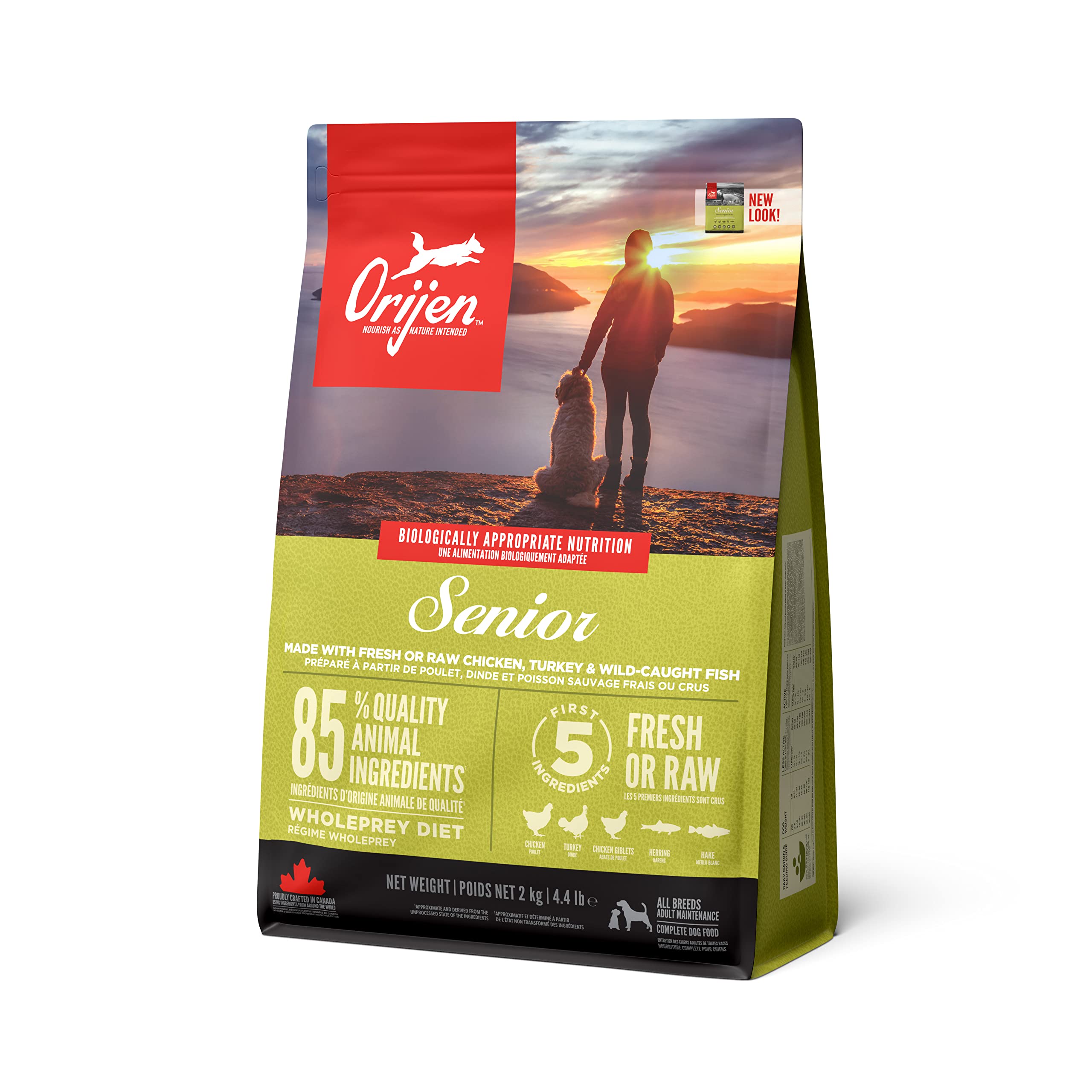 【正規品】カナダ産 オリジン シニア 2kg Orijen dogfood senior商品画像