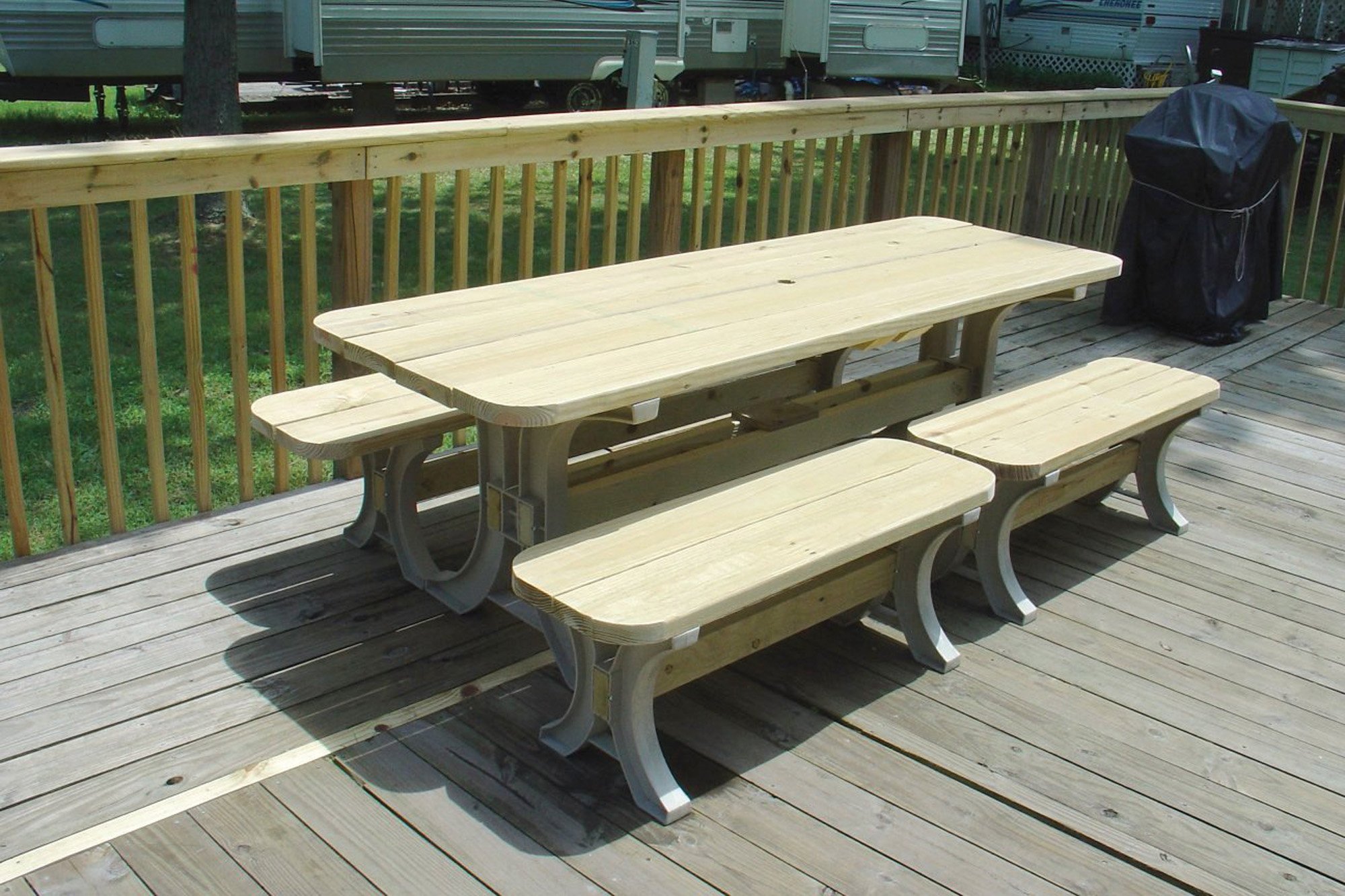 Galleon 2x4basics 90182ONLMI Custom Picnic Table Kit, Sand