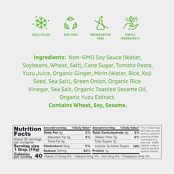 BACHAN’S – JAPANESE BARBECUE SAUCE – YUZU, 17 OZ, SMALL BATCH, NON GMO, NO PRESERVATIVES, VEGAN AND BPA FREE. CONDIMENT FOR WINGS, CHICKEN, BEEF, PORK, SEAFOOD, NOODLE RECIPES, AND MORE