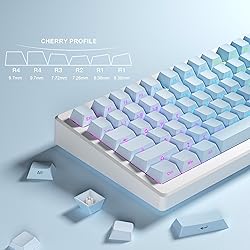 XVX Shine Through Gradient Keycaps Blue, Cherry