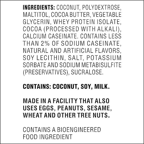 ATKINS ENDULGE CHOCOLATE COCONUT BAR, DESSERT FAVORITE, HIGH IN FIBER, 1G SUGAR, 16 COUNT