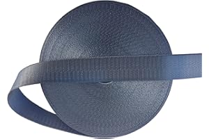 ABOKOY 1 Inch Nylon Webbing Strap 15 Yards Nylon Strap Webbing for Backpack Strap Pet Collar Indoor Outdoor Craft DIY Repair