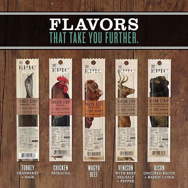 EPIC SNACK STRIPS, SMOKED SALMON, PALEO FRIENDLY, 0.8 OZ STRIPS, 10 CT