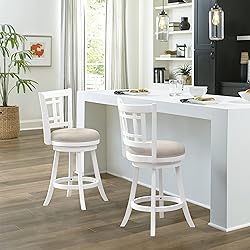 Hillsdale Fairfox Swivel Stool with Rectangular