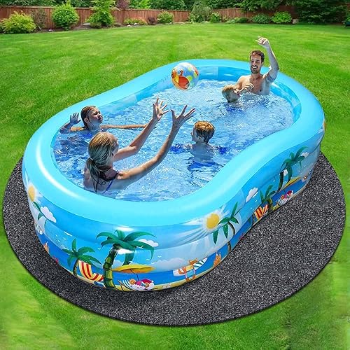78 in Dia Round Hot tub mat for Inflatable tub,Under Pool Padding