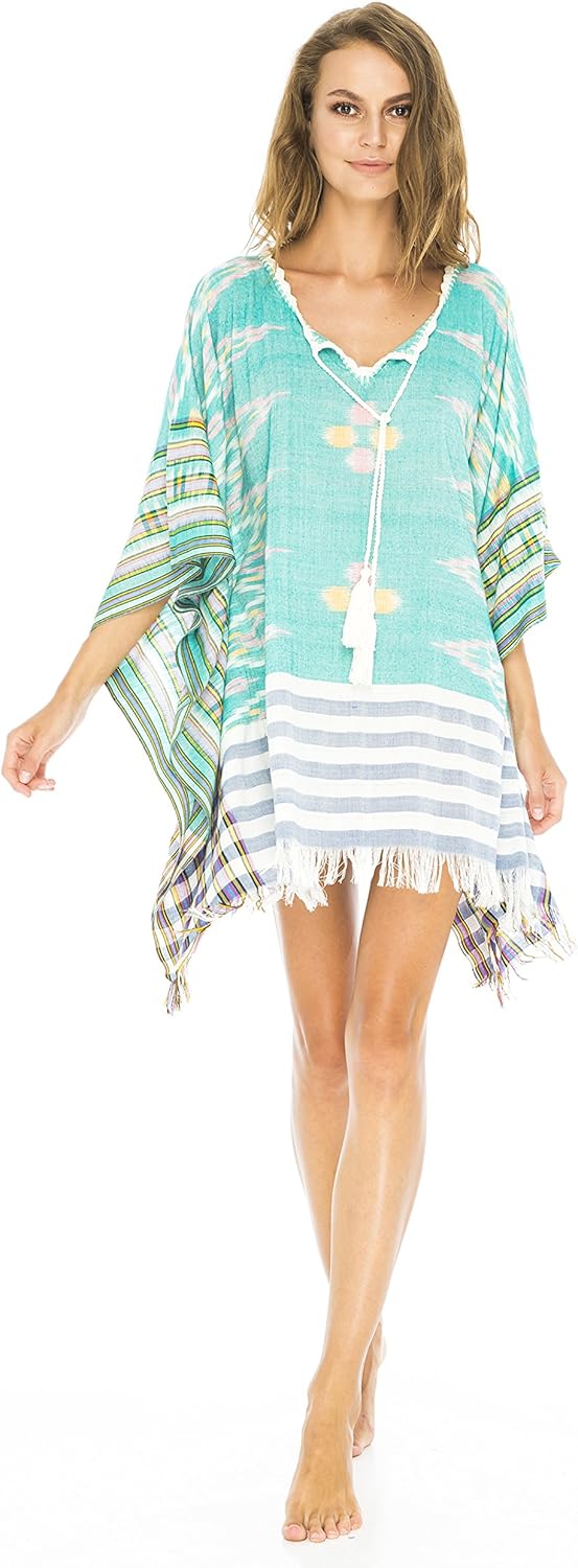 white cotton beach cover up