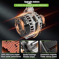 SCITOO Alternator Fits for Land Rover for Range