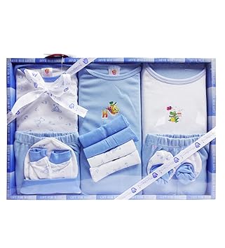 Mini Berry 13 Piece Unisex Babys Gift Set (Blue)
