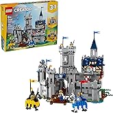LEGO Creator 3 in 1 Medieval Horse Knight Castle Building Toy for Kids - Building Blocks & Learning Toy for Boys & Girls Ages