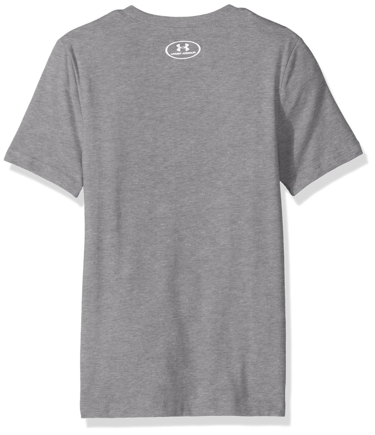 magliette under armour bambino grigio