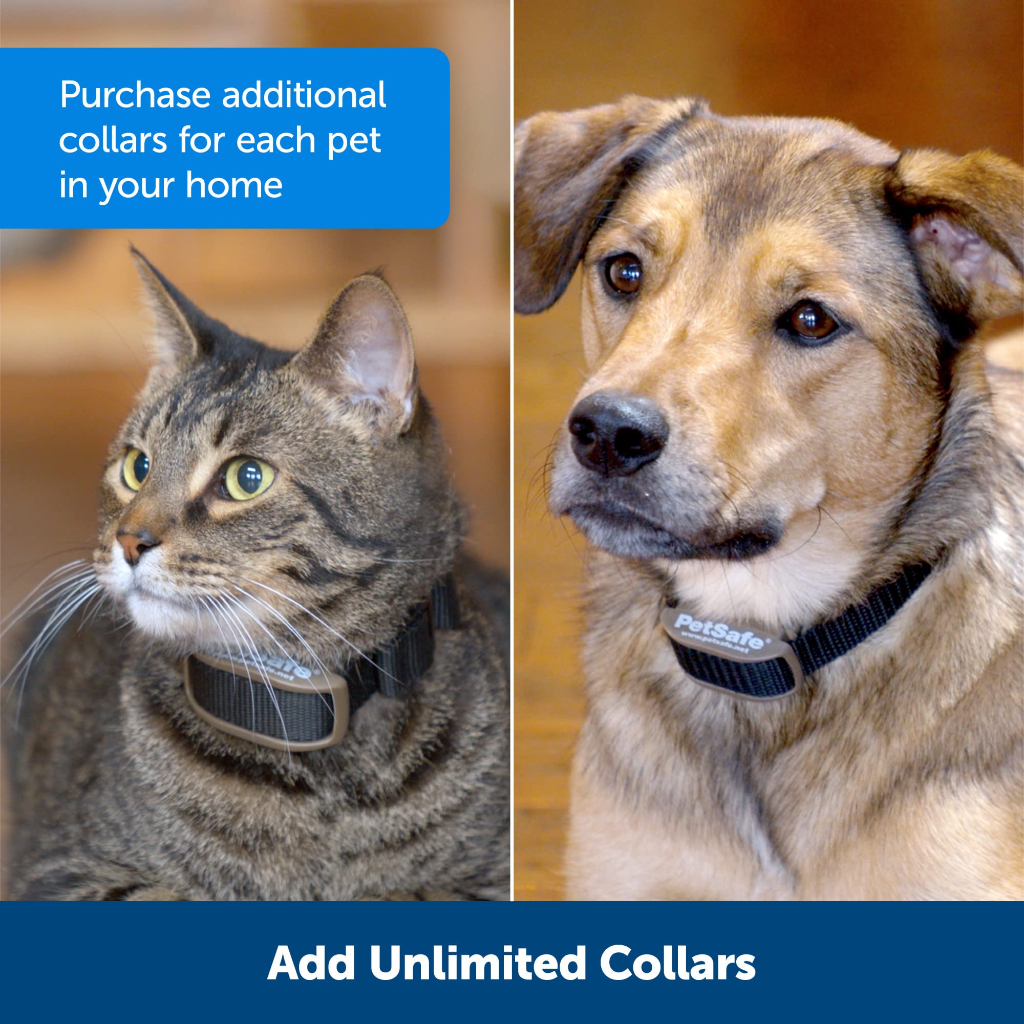 PetSafe Pawz Away Indoor/Outdoor Extra Receiver Collar for Cats and Dogs for Wireless Pet Barrier System