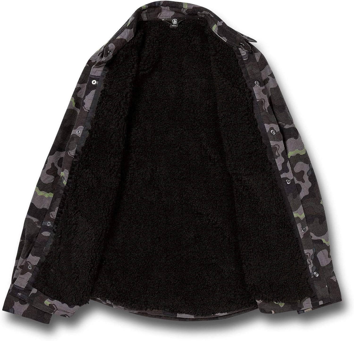 Volcom mens Sherpa Snow Flannel Jacket: Clothing