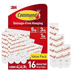 Command Replacement Adhesive Strips – 8 Small, 4