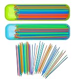 Boao 200 Pieces Pick up Sticks Game Toys with 2