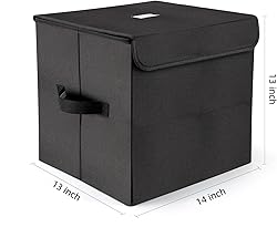 Vinyl Record Storage Box for 12-inch Records Crate