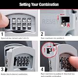 Master Lock 5400D Select Access Steel Key Storage Box Set-Your-Own Combination view 7