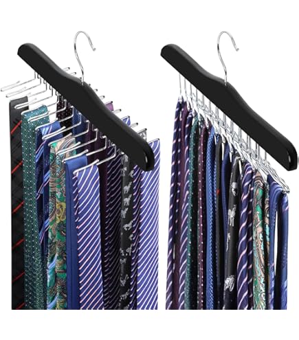 Amazon.com: Aniva Motorized Tie Rack Closet Organizer with LED