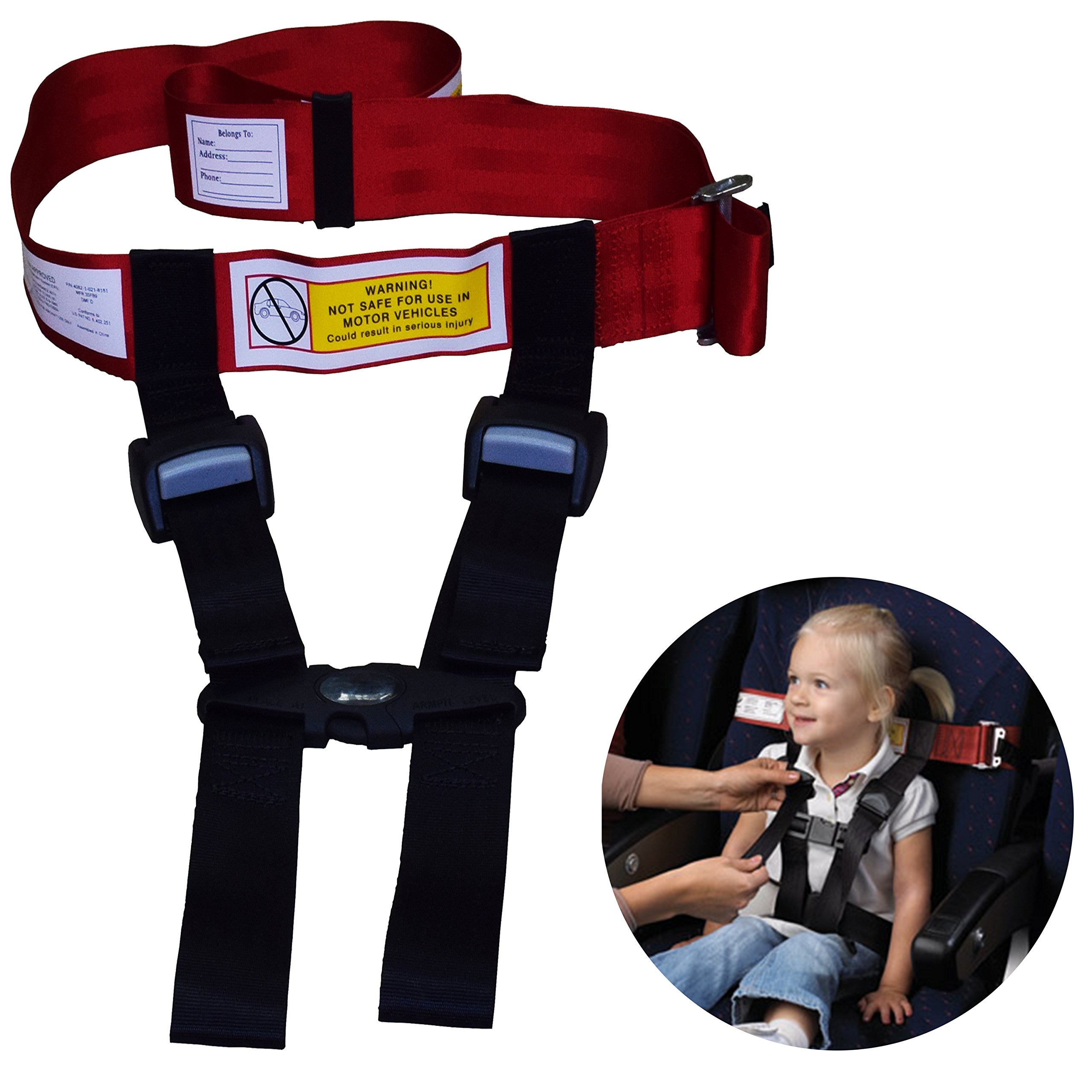 Child Safety Harness Airplane Travel Clip Strap.The Travel Harness