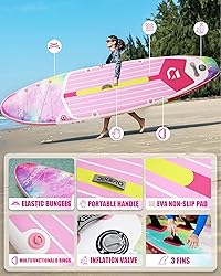 Dixero Inflatable Stand Up Paddle Board with SUP