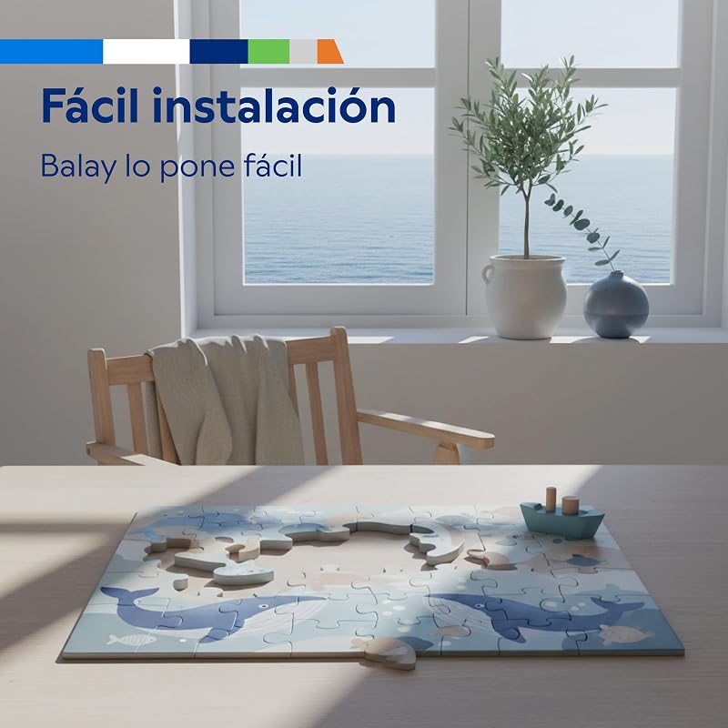 Balay - Placa de indução, 60 cm, Preto, sem estrutura em aço inoxidável3EB967FR