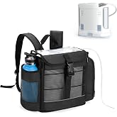 CURMIO POC Travel Bag Compatible for Inogen One, Oxygo, Caire Units | Portable Oxygen Concentrators Carrying Bag with Mesh Panels for Breathability, Adjustable Bungee Cord to Keep POC, Bag Only