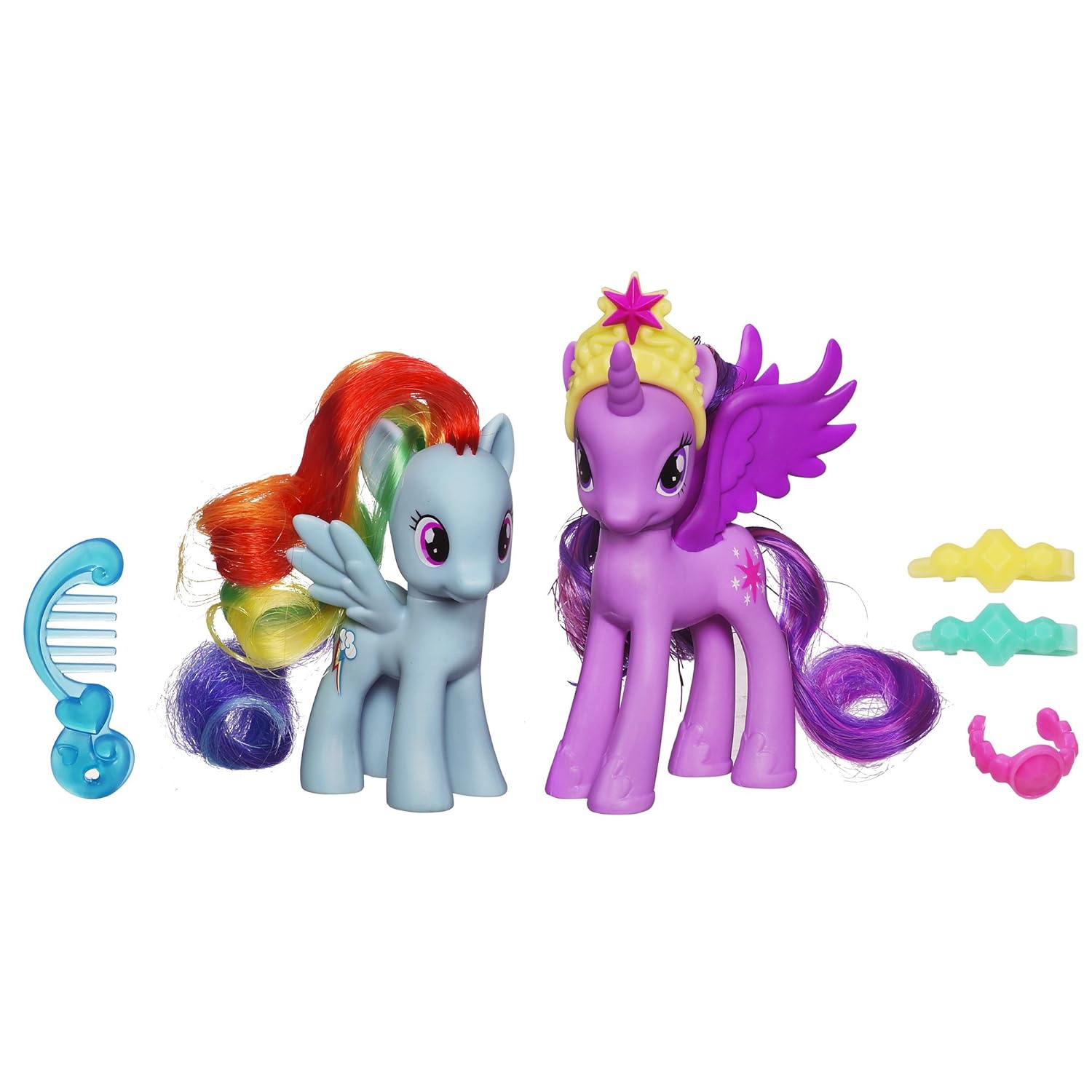 My Little Pony Princess Twilight Sparkle and Rainbow Dash Figures