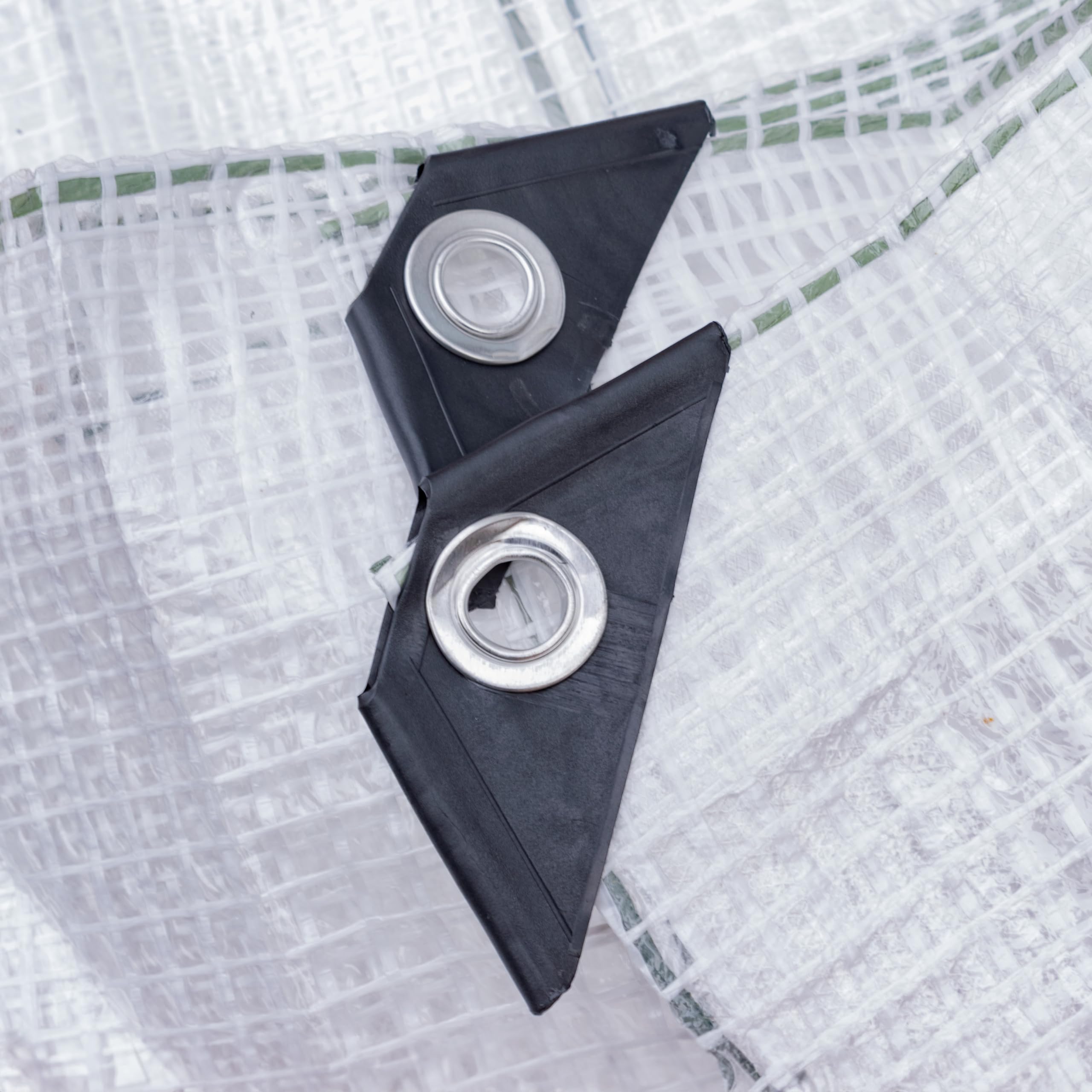 Clear & Reinforced Tarpaulin/Ground Sheet/Fly Sheet,builders tarp,garden dry cover,winter plant cover up (3m x4m)