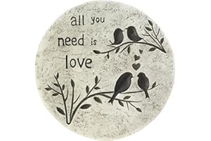 ACCENT PLUS Koehler 10017998 9.75 Inch All You Need is Love Stepping Stone