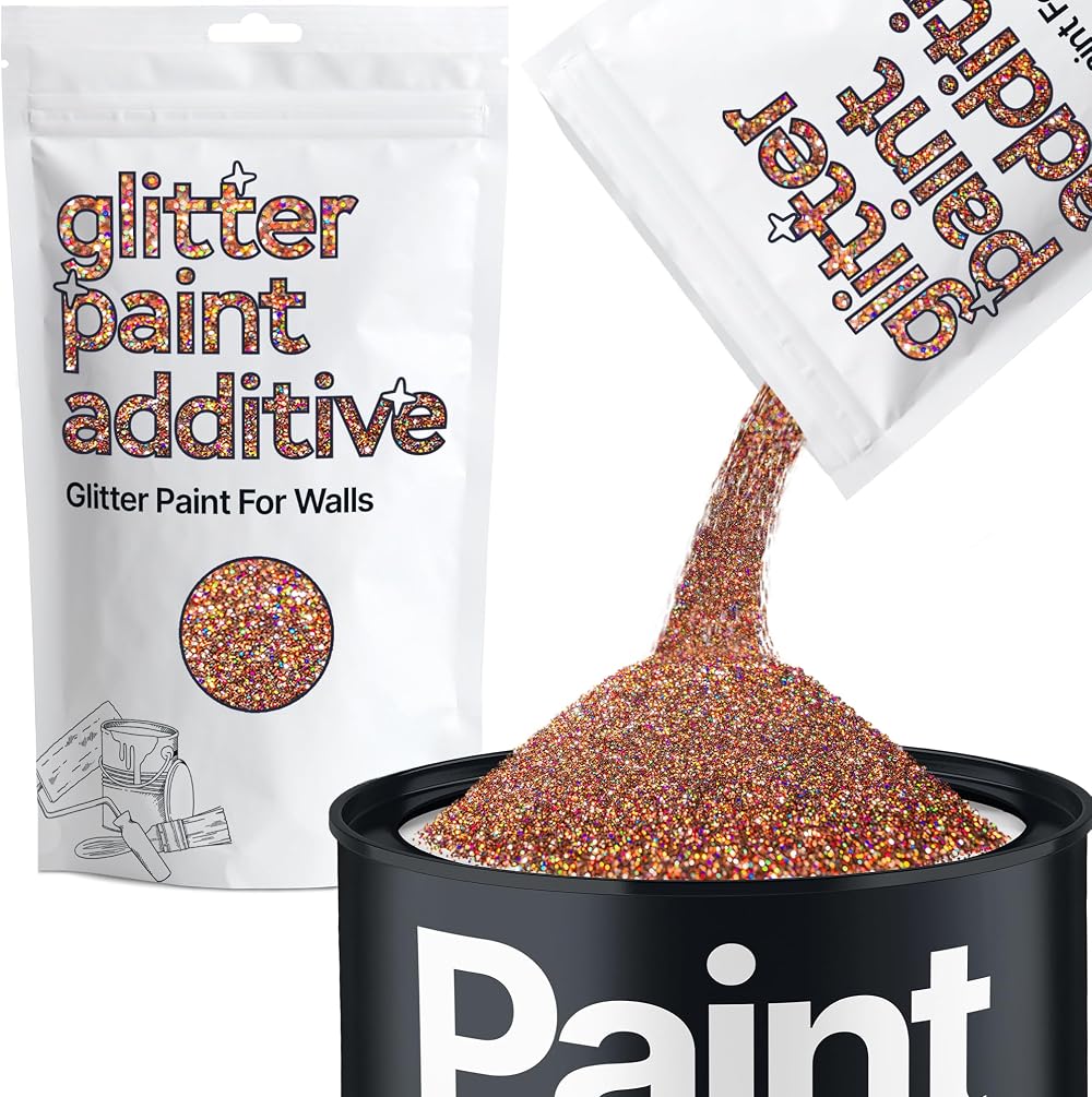 Hemway Bronze Brown Holographic Glitter Paint Additive 100g