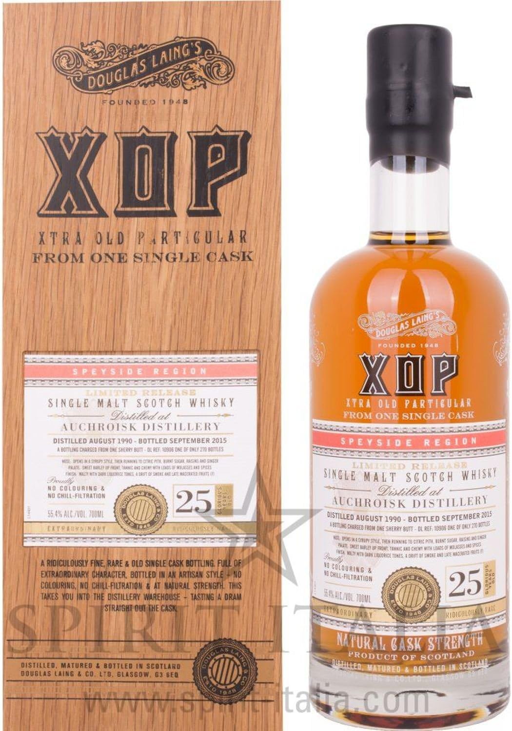Douglas Laing Aultmore XOP 25 Years Old Limited Release 1990 in Holzkiste 54,40% 0.7 l.