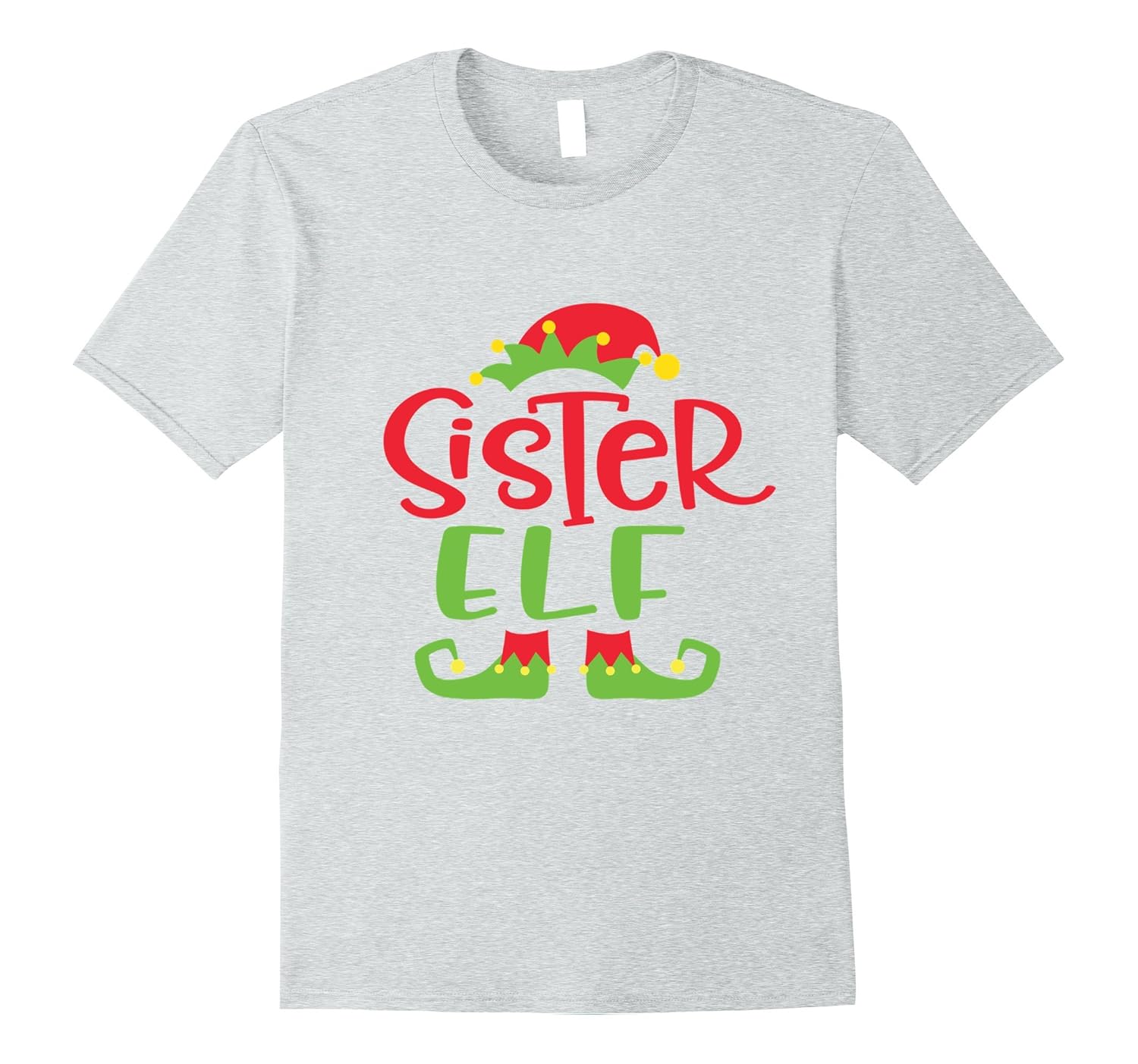 Sister Elf Funny Christmas T-Shirt - Matching Family Shirts-ANZ