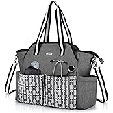 CURMIO Home Health Nurse Bag, Portable Medical Supplies Tote for Home Visits, Clinical Study, Health Care