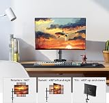 Bracwiser Single Monitor Arm Desk Mount 13-32 inch 10kg VESA 75x75/100x100 view 3