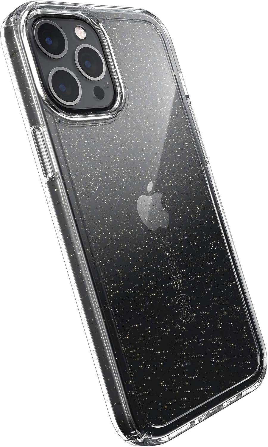 Speck Products Gemshell Glitter iPhone 12 Pro Max Case, Clear/Clear