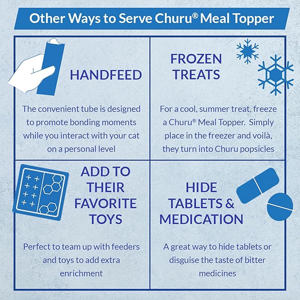 INABA CHURU MEAL TOPPER FOR DOGS, COMPLETE & BALANCED, CREAMY, LICKABLE PURÉE DOG FOOD TOPPERS, 1.69 OUNCE TUBE, 18 TUBES (3 PER PACK), TUNA RECIPE