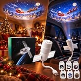 Halloween Projector, Christmas Projector Indoor, USB Holiday Night Light | Halloween Christmas themes, multicolor slides, 360&deg; adjustable angle, USB plug-in design, bedroom ceiling car room decor