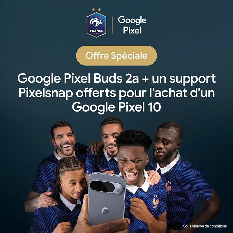 Pixel 10 Pro – Smartphone Android débloqué avec Gemini, Triple Appareil Photo arrière, Plus de 24 Heures d'autonomie et écran Super Actua 6,3 Pouces - Noir Volcanique, 128GB