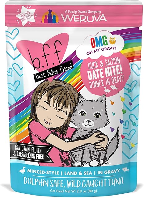 bff omg cat food pouches