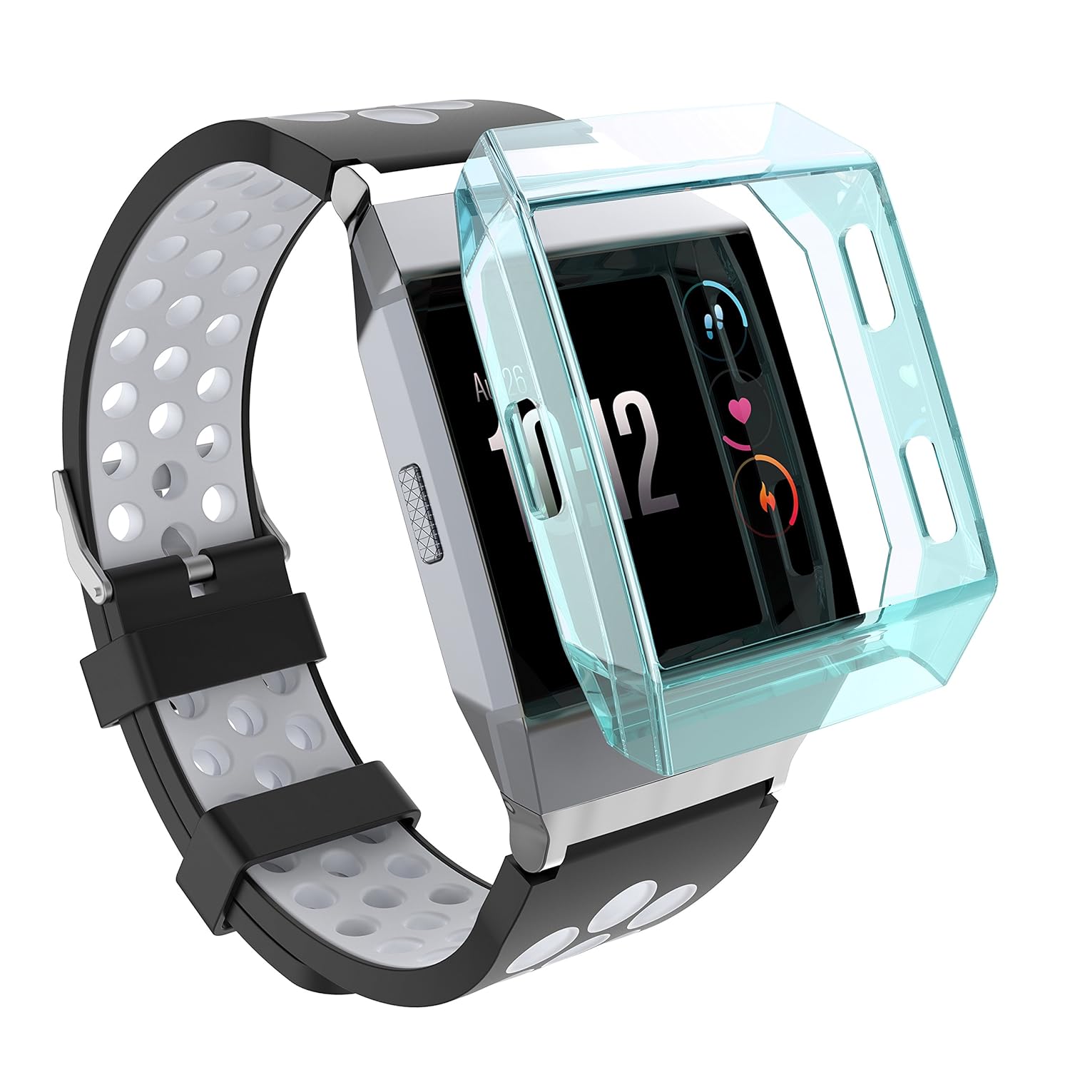 Fitbit Ionic Case, Replacement Accessory Protective Cover TPU Rugged Shock Proof Frame for Fitbit Ionic Smartwatch