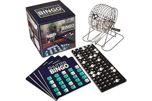 Royal Bingo Supplies Bingo Game Set for Adults, Seniors & Family - Bingo Balls with Cage and Bingo Cards with Sliding Windows - Shutter Card Roller Cage Set