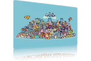 AIRCBC New Playmat MTG Board Game Size 24x14 inches Play Mat for TCG CCG Big Table Mats No Zones and Free Storage Bags (A)