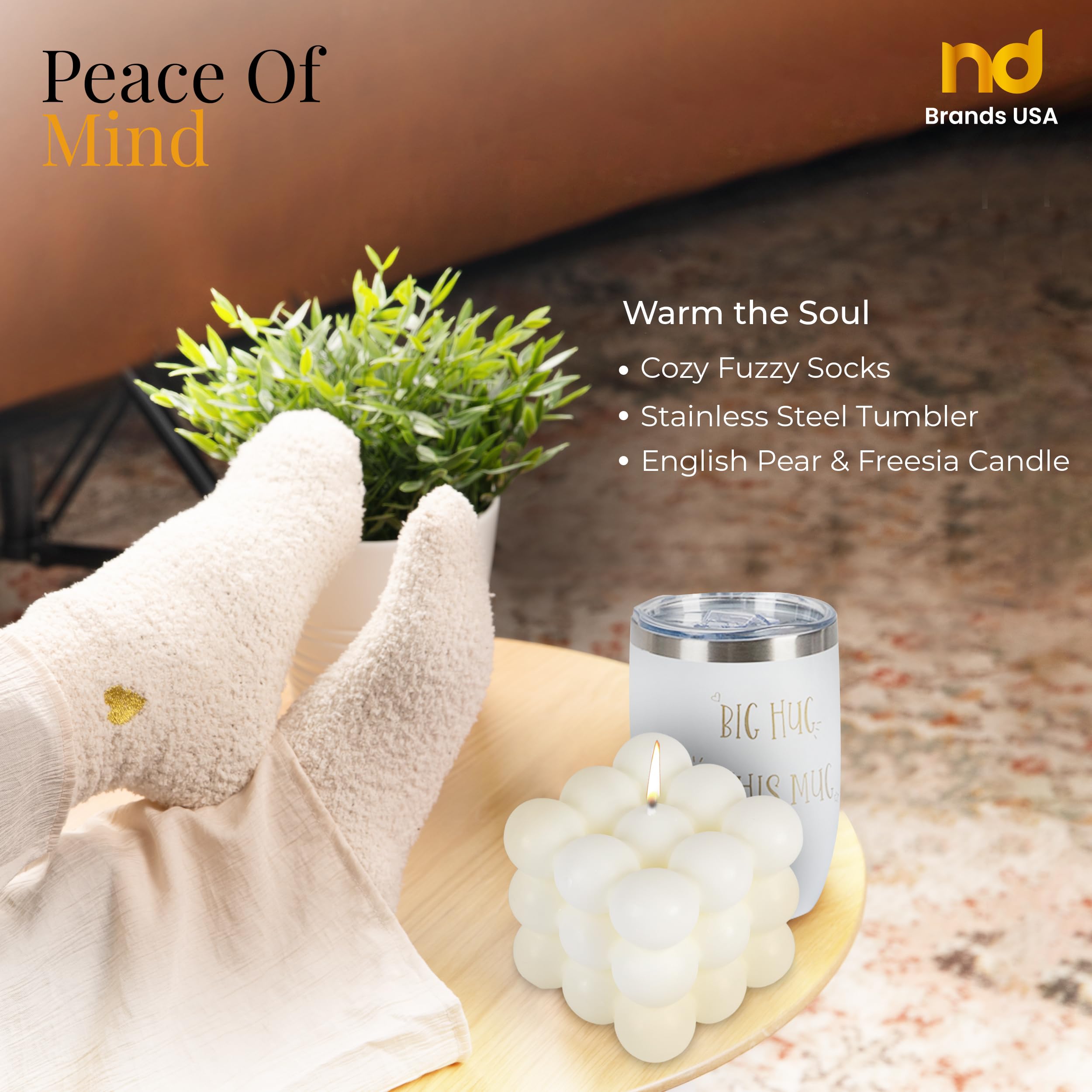 Self Care Gifts for Women, Birthday Care Package, Get Well Soon Relaxing Spa Gift Busket Thinking of You Gift Set for Her Sister Best Friend