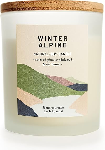 Ocoee House Luxury Scented Soy Candle 450g Loch Lomond Winter Alpine