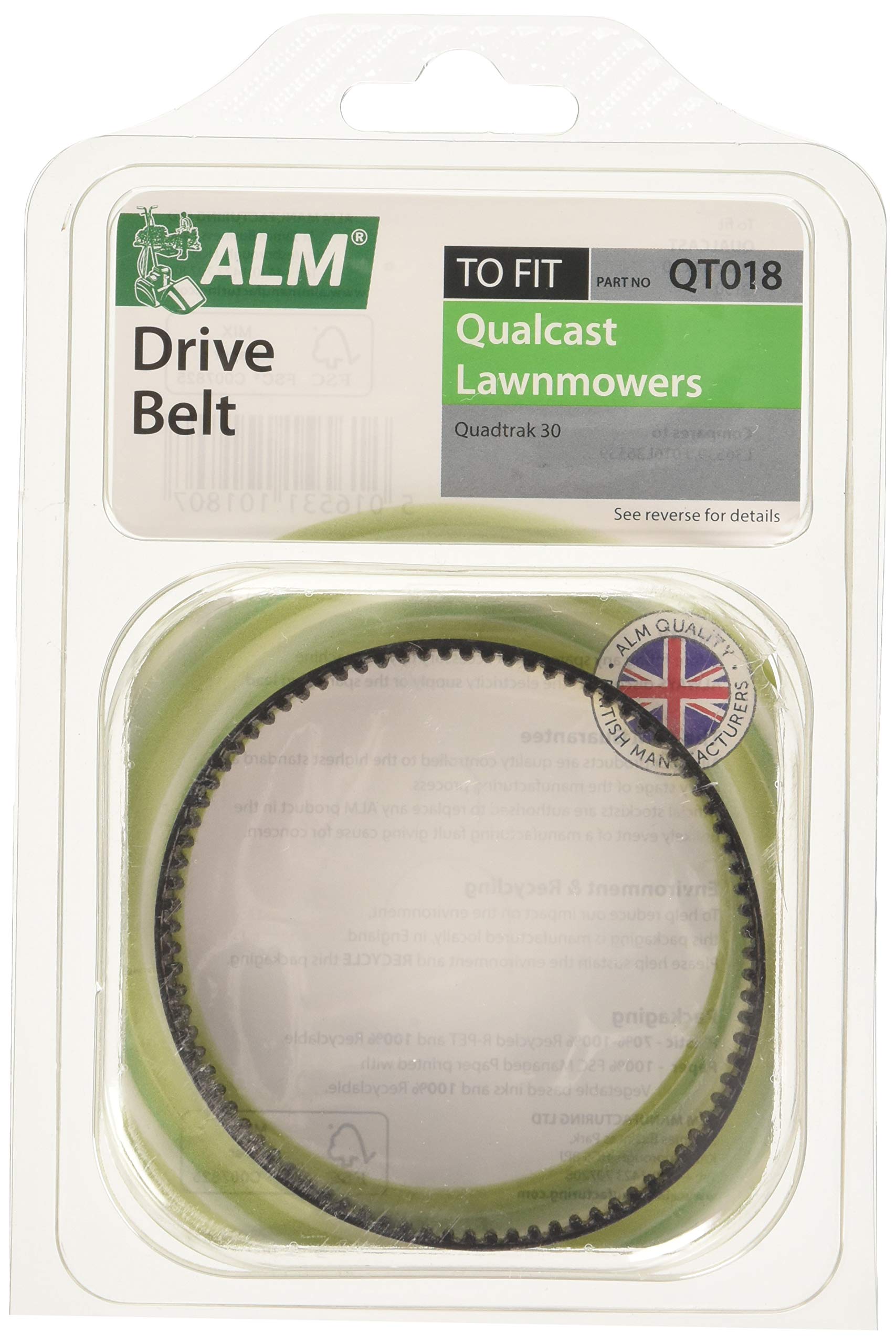 ALM Drive Belt Rotary Mower QUALCAST Quadtrack - ALMQT018