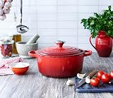 Le Creuset Signature Cast Iron Round Casserole 28 cm Cerise 4.2 L view 3