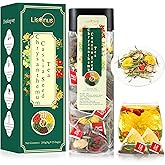 Chrysanthemum Tea Organic(200g, 8gx25bags) Liver Detox Cleanse Herbal Tea Natural Herbal Chrysanthemum Flowers,Goji Berries,Licorice,Bamboo Leaves,Cassia Seeds,Honeysuckle Flowers